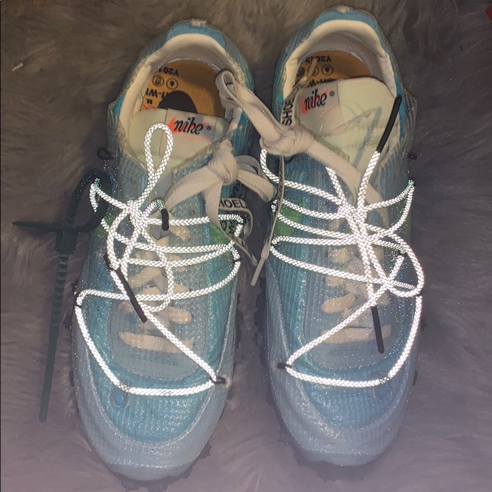 Off White Nike Waffle Vivid Sky